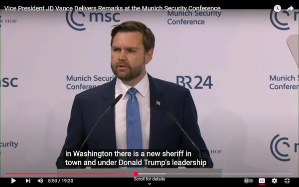 in Washington there is a new sheriff in town